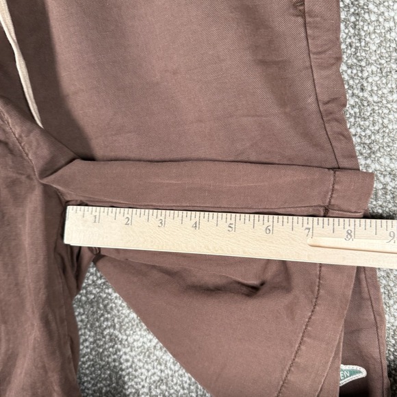 Wellen Cotton Linen Easy Short Men XL Brown Huckberry Outdoor Casual Lightweight - Picture 5 of 11